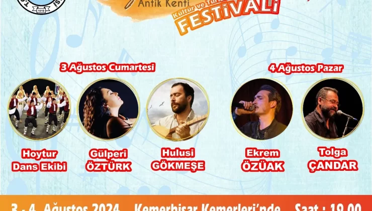 Kemerhisar Belediyesi’nden Kültür ve Turizm festivali