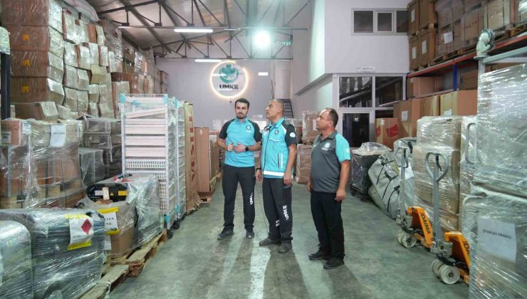 Niğde UMKE, ekibi ve lojistik deposu ile olağan dışı olaylar ve doğal afetlere hazır