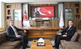 Gaziantep Aile ve Sosyal Hizmetler İl Müdürü Umut Zeybek, İl Millî Eğitim Müdürümüz Dr. Erdal Kılınç’ı Ziyaret Etti.