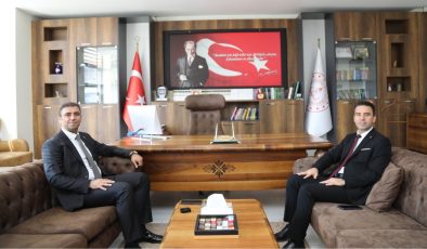 Gaziantep Aile ve Sosyal Hizmetler İl Müdürü Umut Zeybek, İl Millî Eğitim Müdürümüz Dr. Erdal Kılınç’ı Ziyaret Etti.