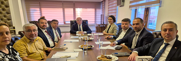 Havza Belediye Başkanı İkiz EKB Encümen Toplantısına Katıldı